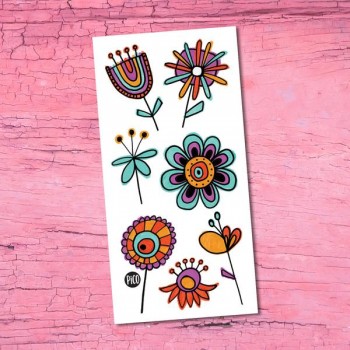 Tatouage Temporaire - Les Douces Fleurs