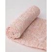 Couverture Mousseline Coton - Pink Fossils Jurassic Word - Little Unicorn