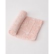 Couverture Mousseline Coton - Pink Fossils Jurassic Word - Little Unicorn