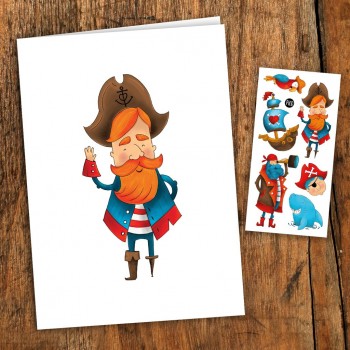 Carte de Souhait - Pirates - Pico
