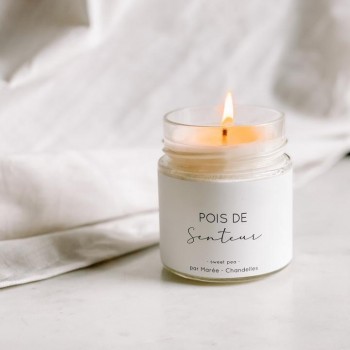 Chandelle de Soya 212ml - Pois de Senteur - Marée
