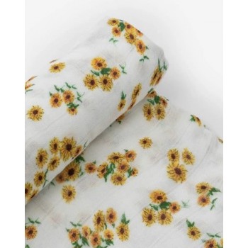 Couverture De Mousseline De Bambou - Tournesol