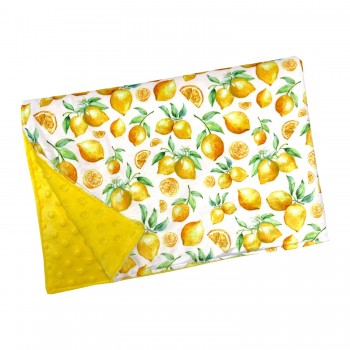 Couverture Minky - Citron - Oops