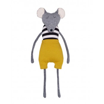 Peluche en Coton Bio - Souris - Wolly Organic