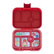 Yumbox Original 6 Compartiments - Wow Red - Funny Monsters