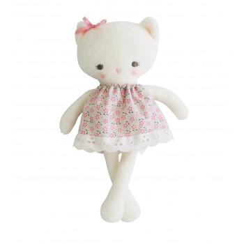 Peluche Mini Kitty Robe Floral 21cm