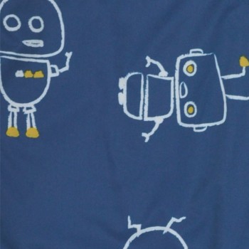 Bavoir À Manches 12-24m - Robot - Perlimpinin