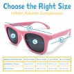 Lunettes De Soleil Pour Enfants - Bleu Ciel Aurore - Urban Xplorer - Jan & Jul