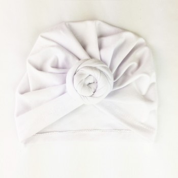 Bonnet À Noeud Turban - Blanc - Babywisp