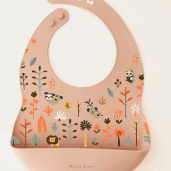 Bavette Silicone - Tropical - Pois & Moi