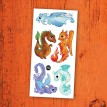 Tatouage Temporaire - Les Dragons et les éléments - Pico