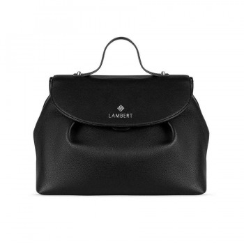 Sac en Cuir Vegan - Alice - Noir - Lambert