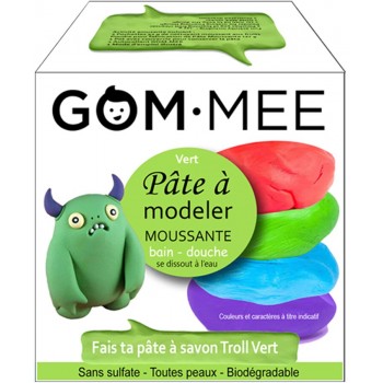 Pâte à Modeler Moussante - Troll Vert - Gommee