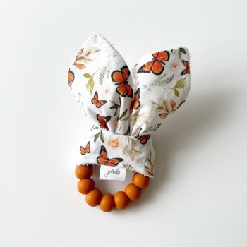 Hochet Dentition - Papillons Automne - Jululu