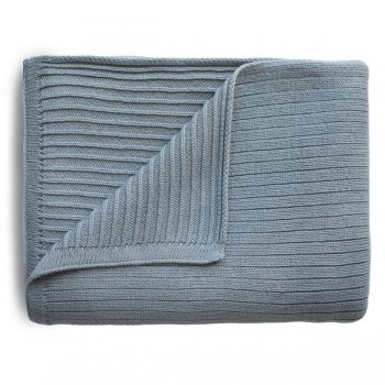 Couverture en Tricot - Smoke - Mushie & Co