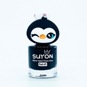 Vernis à Ongles à Base D'eau - Pingouin Noir & Or - Suyon