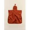 Poncho de Cotton Organique - 5-6 Ans - Argil  - Coco Village