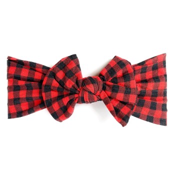 Bandeau Carreau Rouge et Noir - Baby Wisp