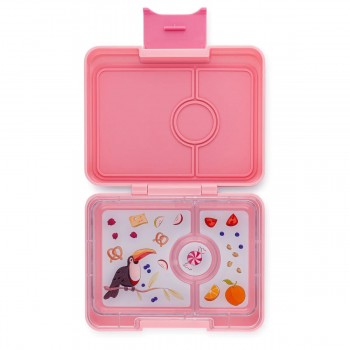 Yumbox Mini Snack 3 Compartiments - Coco Pink - Toucan
