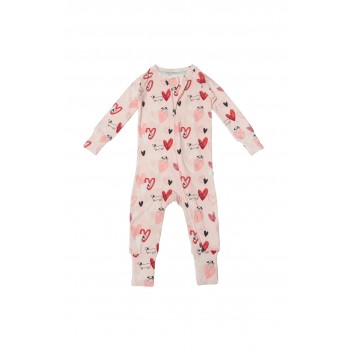 Pyjama À Manches Longues - Pink Pup - Loulou Lollipop