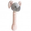 Hochet Bébé éléphant Rose Pale