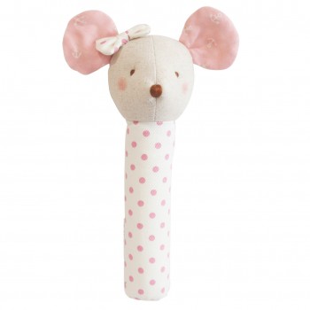 Hochet Souris Rose