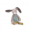 Peluche -trois Petits Lapins - Sauge - Moulin Roty