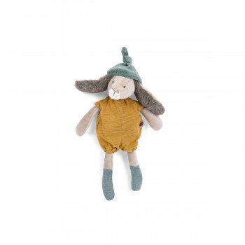 Peluche - Trois Petits Lapins - Petit - Ocre - Moulin Roty