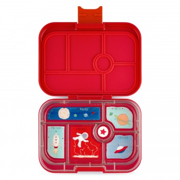 Yumbox Original 6 Compartiments - Roar Red - Space