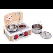 Cuisinière/barbecue 2 En 1 Blanche - Hape