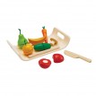 Fruits et Légumes avec Plateau - Plan Toys