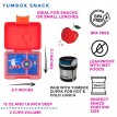 Yumbox Snack - 3 Compartiments - Roar Red - Polar