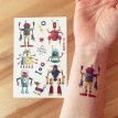 Tatouages Temporaires 4x6 - Les Robots - Les Tatoutés