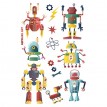 Tatouages Temporaires 4x6 - Les Robots - Les Tatoutés