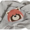 Serviette A Capuchon - Panda Roux - Perlimpinpin