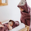 Serviette A Capuchon - Hibou - Perlimpinpin