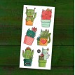 Tatouages Temporaires - Chats-cactus - Pico