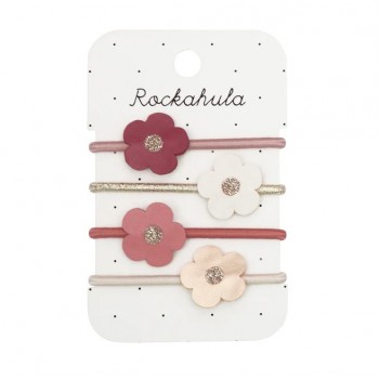 Élastiques Fleurs Des Prairies - 4/pqt- Rockahula