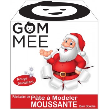 PÂte À Modeler Moussante -rouge Pere Noel - Gommee