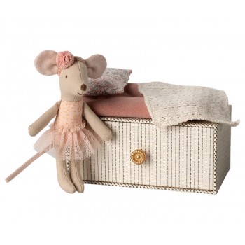 Souris Dansante dans son Lit de Repos - Maileg