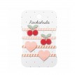Élastiques 4/pqt - Stripy Cherry - Rockahula