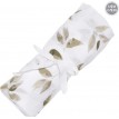 Couverture Mousseline Coton - Feuilles- Perlimpinpin