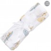 Couverture Mousseline Coton - Rhinos - Perlimpinpin