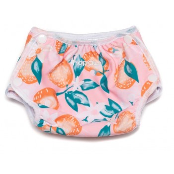 Couche-maillot évolutive 8-35lb - Fleurs D'oranger - Hopalo