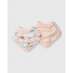 Bavette Bandana 2/pqt - Sun-kissed - Loulou Lollipop
