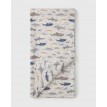 Couverture en Mousseline de Bambou - Requins - Loulou Lollipop