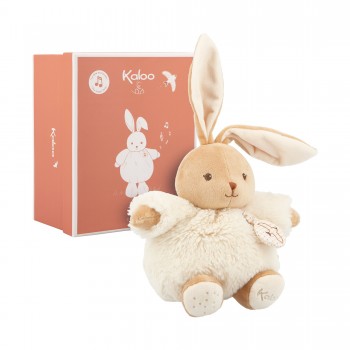 Peluche - Patapouf Lapin Musical Crème - Kaloo