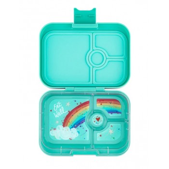 Yumbox Panino 4 Compartiments Miami-aqua-rainbow