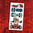 Tatouage Temporaire - La Course Automobile - Pico