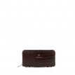 Portefeuille en Cuir Vegan - Le Meli Bark Croco - Lambert